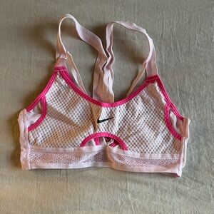 Nike Pink Mesh Sports Bra